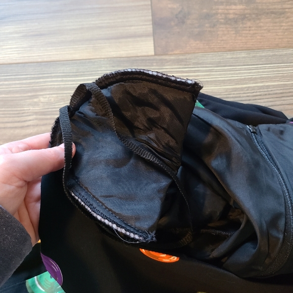 VTG Jessica Howard USA Colorful Rainbow Button Print AOP Black Dress Womens 14 - Picture 11 of 11